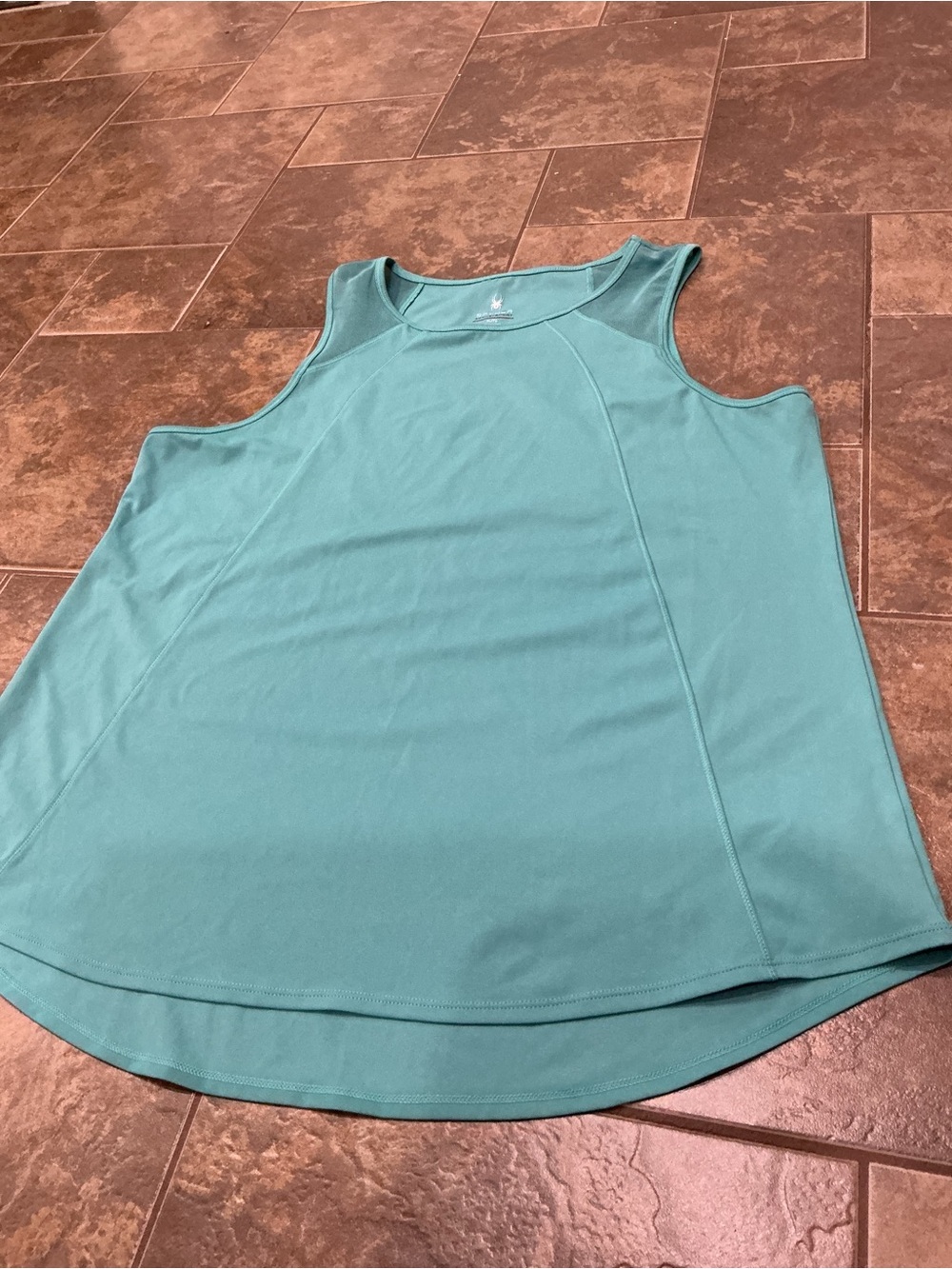 🥵 Spyder Aqua Green Teal Performance Tank